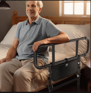 Senior-friendly foldable bed 2025 with adjustable height, non-slip frame, and orthopedic mattress for elderly comfort and safety.